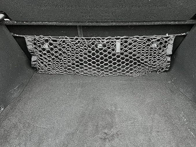 Envelope Style Automotive Elastic Trunk Mesh Cargo Net for KIA Stinger 2018-2024 - Premium Trunk Organizers and Storage - Luggage Net for Sedan - Best Car Organizer for KIA Stinger GT