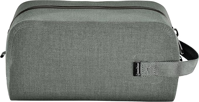 Skog Å Kust DoppSak Waterproof & Leak-proof Travel Toiletry Bag (Grey, Large)