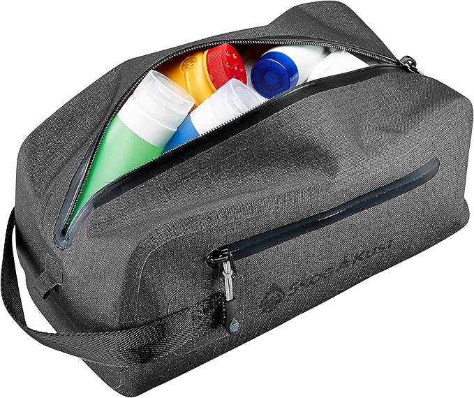 Skog Å Kust DoppSåk Waterproof & Leak-Proof Travel Toiletry Bag | Small, Black