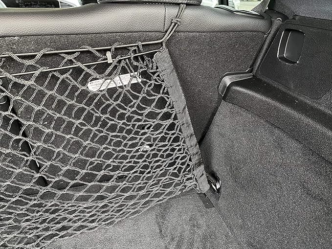 Envelope Style Automotive Elastic Trunk Mesh Cargo Net for Mercedes-Benz GLE W167 2020-2025 - Premium Trunk Organizers and Storage - Luggage Net for SUV - Best Car Organizer for Mercedes-Benz GLE