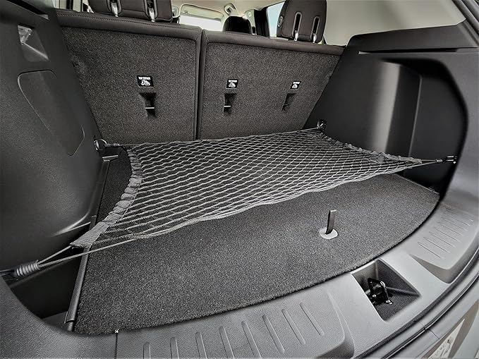 Floor Style Automotive Elastic Trunk Mesh Cargo Net for Chevrolet Trailblazer 2021-2025 - Premium Trunk Organizer and Storage - Luggage Net for Crossover - Car Organizer for Buick Encore GX