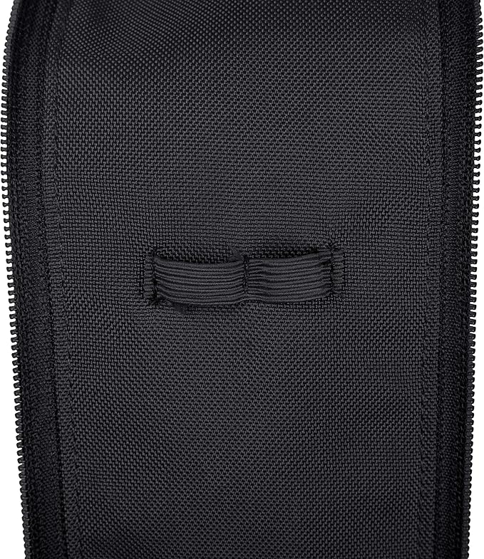 Simplify Hanging Mesh Toiletry Bag | Travel Organizer | Perfect for Dorm | Gym | Back to School | Shampoo | Shower Accessories | Black