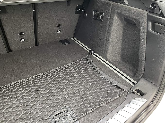 Trunk Floor Style Automotive Elastic Mesh Cargo Net for BMW X3 Accessories 2017-2024 - Premium Trunk Organizers and Storage - Luggage Net for Crossover - Best Car Organizer for BMW X3